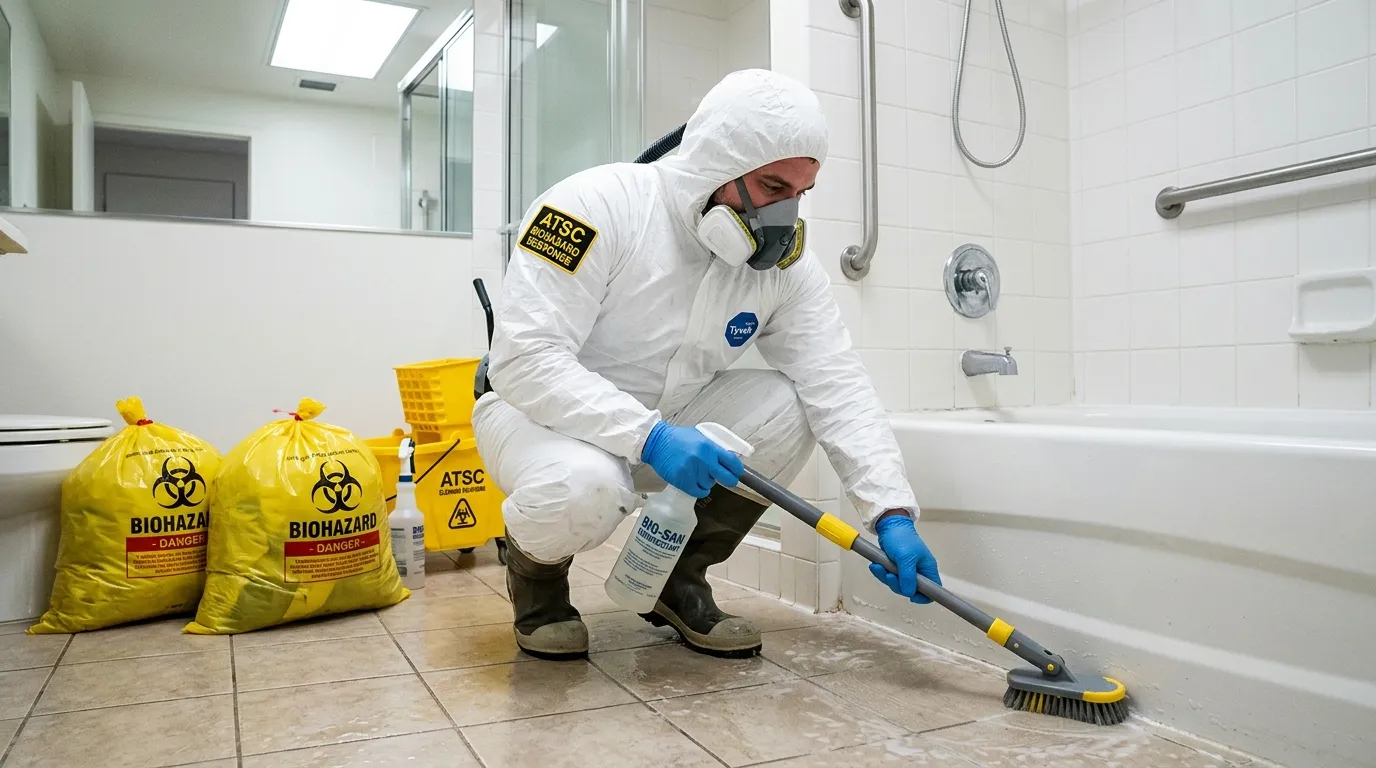 Decontamination equipment deployed for Blood Cleanup in Ives Estates